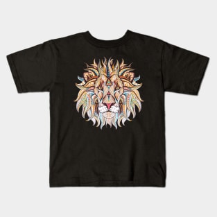 Savage Wild Lion Kids T-Shirt